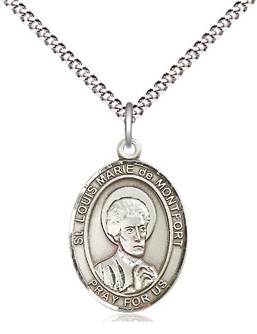 Bliss St Louis Marie de Montfort Catholic Patron Saint Medal