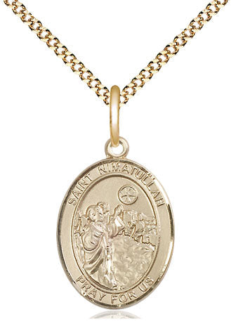 St Nimatullah Catholic Saint Medal, gold-filled, Bliss Manufacturing