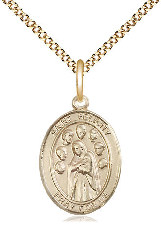 Bliss St Felicity Catholic Patron Saint Medal