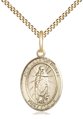 Bliss Our Lady of Tears Catholic Patron Saint Medal