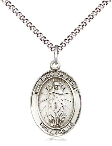 Bliss Our Lady of Tears Catholic Patron Saint Medal