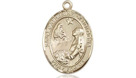 Bliss St Catherine of Bologna Catholic Patron Saint Medal