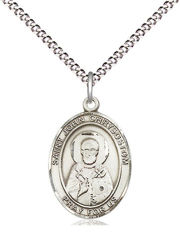 Bliss St John Chrysostom Catholic Patron Saint Medal