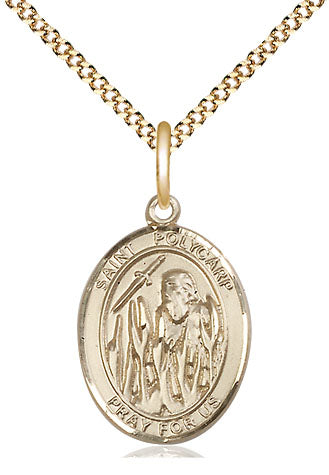 Bliss St Polycarp of Smyrna Catholic Patron Saint Medal