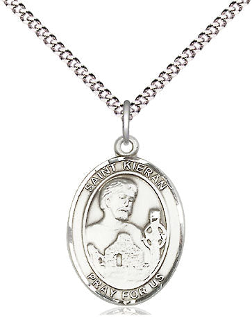 St. Kieran Medal, pewter / sterling silver / gold-filled (view 4), Bliss Manufacturing