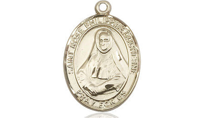 St Rose Philippine Duchesne Catholic Saint Medal, 14kt gold, Bliss Manufacturing