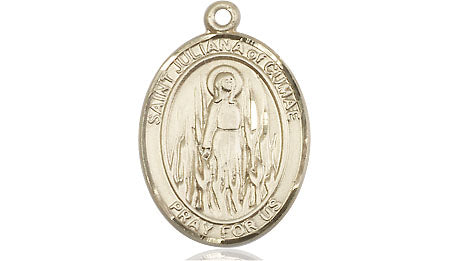 Bliss St Juliana of Cumae Catholic Patron Saint Medal