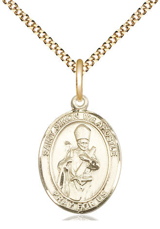 Bliss St Simon the Apostle Catholic Saint Medal