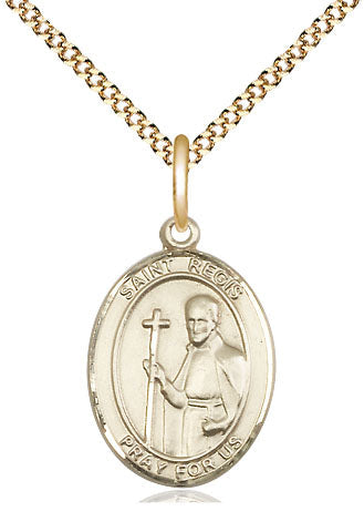 St Regis Medal Necklace, gold-filled, Bliss Manufacturing