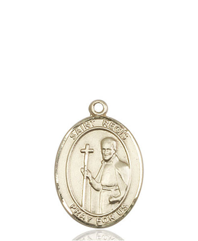 St Regis Medal Necklace, 14kt gold, Bliss Manufacturing