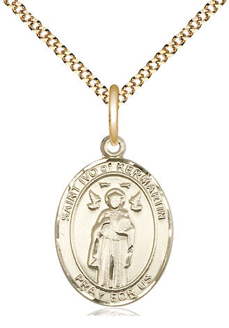 Bliss St Ivo of Kelmartin Catholic Saint Medal