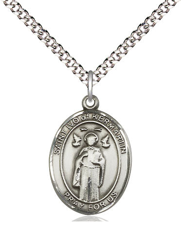 Bliss St Ivo of Kelmartin Catholic Saint Medal