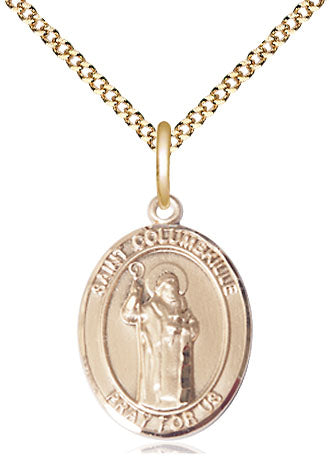 Bliss St Columbkille Catholic Patron Saint Medal