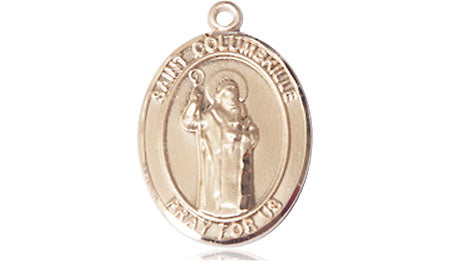 Bliss St Columbkille Catholic Patron Saint Medal