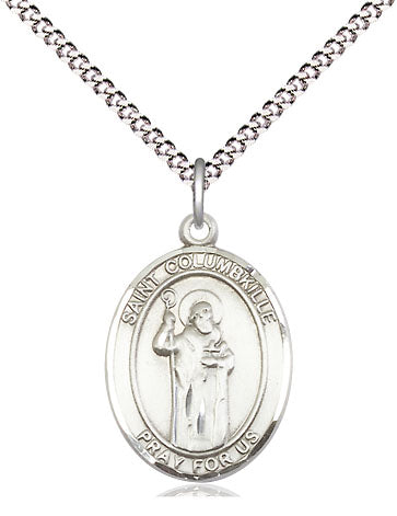 Bliss St Columbkille Catholic Patron Saint Medal