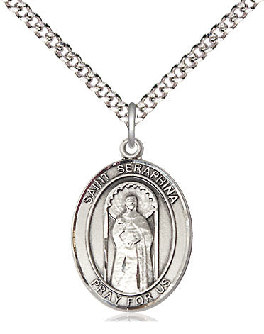 Bliss St Seraphina Catholic Saint Medal