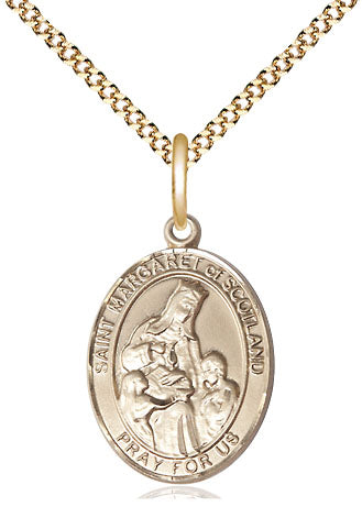 Bliss St Margaret of Scotland Catholic Patron Saint Medal