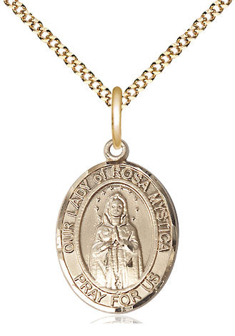 Bliss Our Lady of Rosa Mystica Catholic Patron Saint Medal