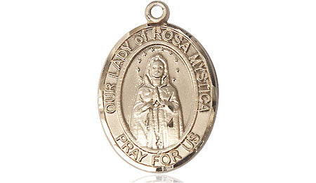 Bliss Our Lady of Rosa Mystica Catholic Patron Saint Medal