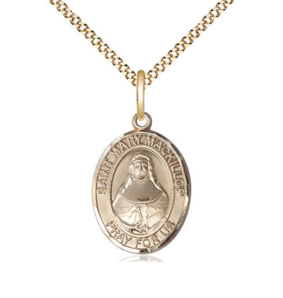 14kt Gold-filled St Mary Mackillop Catholic Patron Saint Medium Size Medal, Bliss Manufacturing