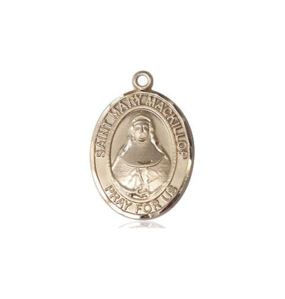14kt Gold St Mary Mackillop Catholic Patron Saint Medium Size Medal, Bliss Manufacturing
