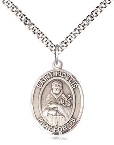 Bliss St Fidelis Catholic Patron Saint Medal