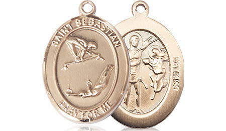 Bliss St Sebastian Gymnastics Catholic Patron Saint Medal