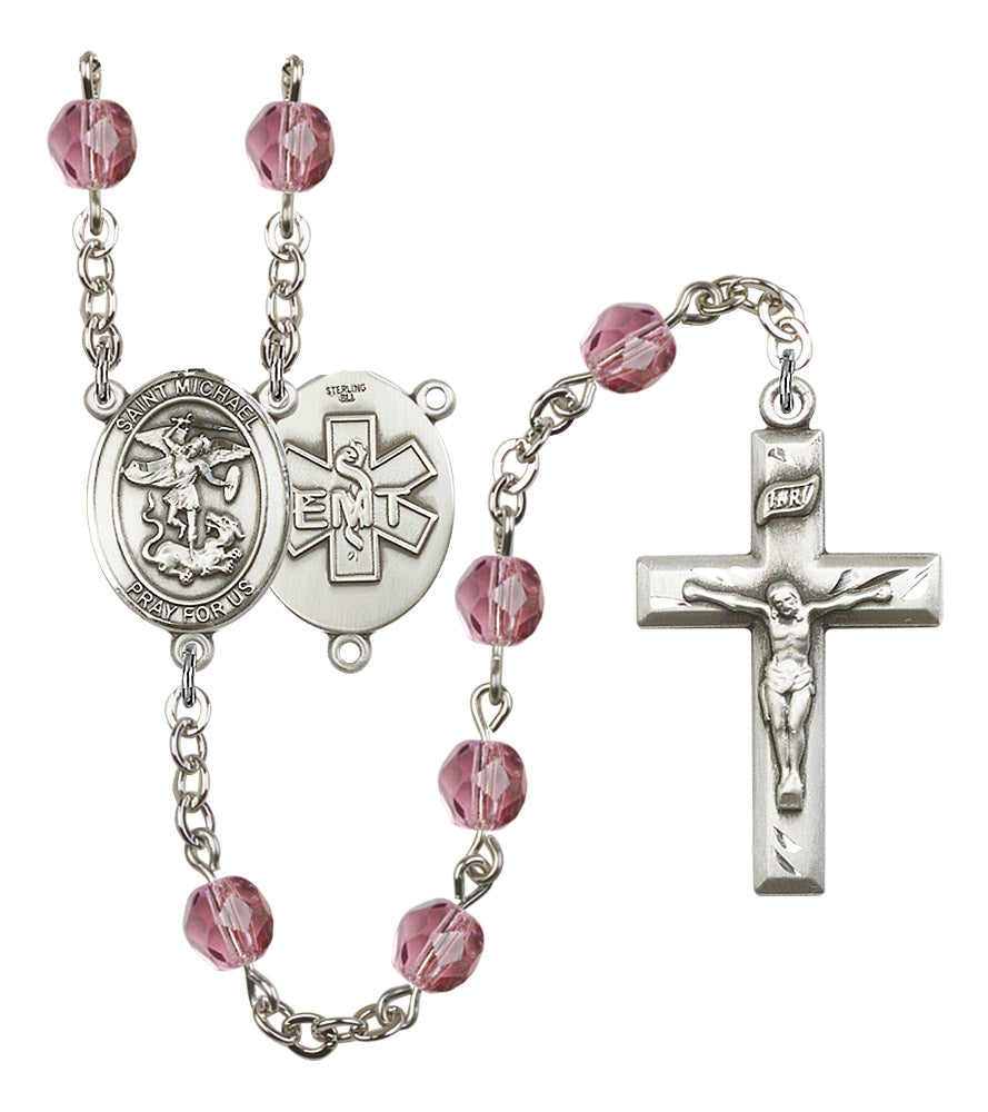 Bliss EMT Fire Polished Birthstone Rosary