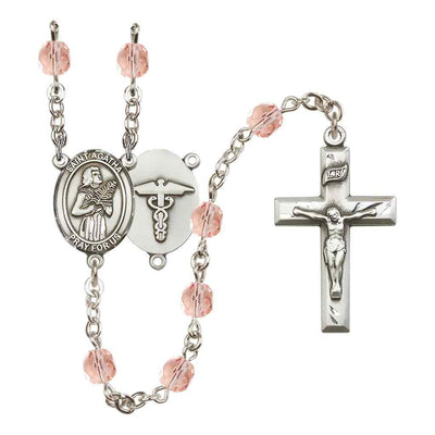 St. Agatha Nurse Birthstone Rosary (view 11), Bliss Manufacturing